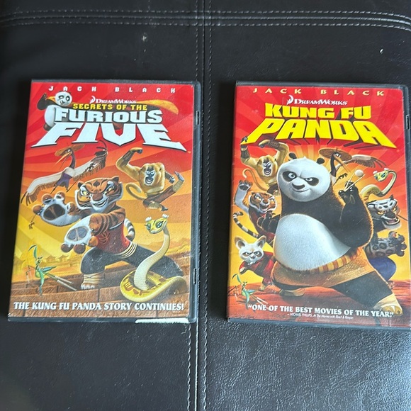 Kids DVDs set of 2 - kung fu panda and secrets of the furious 5 - Picture 1 of 1